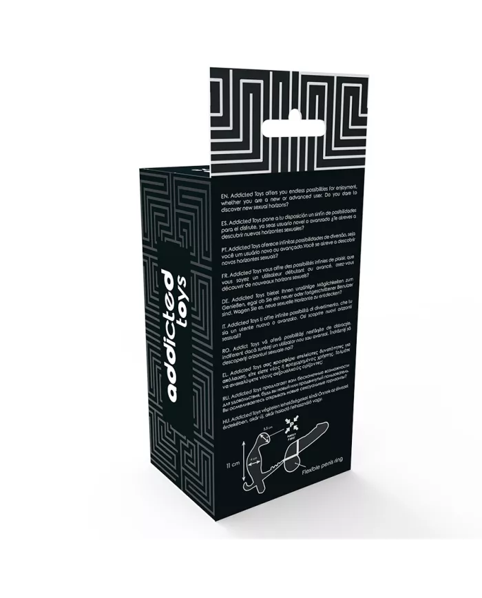 ADDICTED TOYS - PLUG ANAL AVEC DOUBLE ANNEAU PÉNIS ET TESTICULES NOIR ADDICTED TOYS - PLUG ANAL AVEC DOUBLE ANNEAU PÉNIS ET TESTICULES NOIR