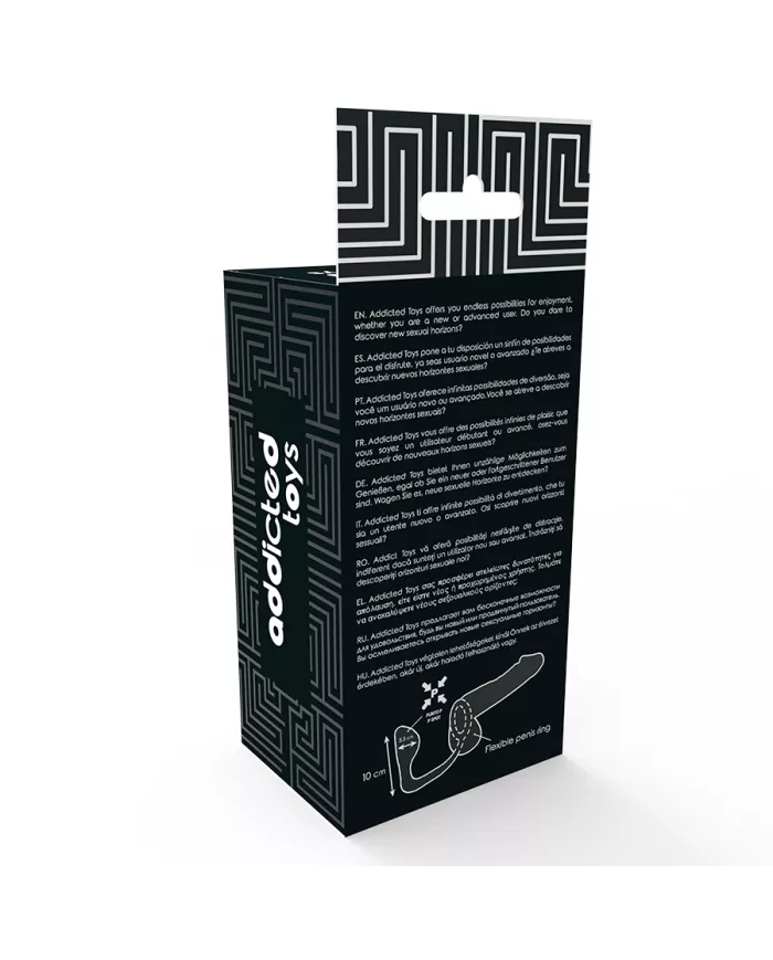 ADDICTED TOYS - PLUG ANAL AVEC ANNEAU PÉNIS NOIR ADDICTED TOYS - PLUG ANAL AVEC ANNEAU PÉNIS NOIR