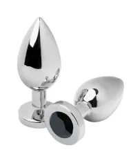 METAL HARD - PLUG ANAL DIAMANT NOIR PETIT 5.71CM METAL HARD - PLUG ANAL DIAMANT NOIR PETIT 5.71CM