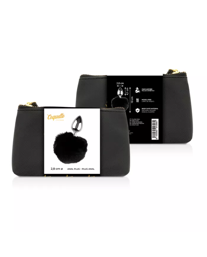 COQUETTE CHIC DESIRE - PLUG ANAL METAL TAILLE L 2.8 X 4.1 CM