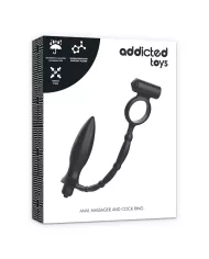 ADDICTED TOYS - PLUG ANAL AVEC ANNEAU VIBRANT