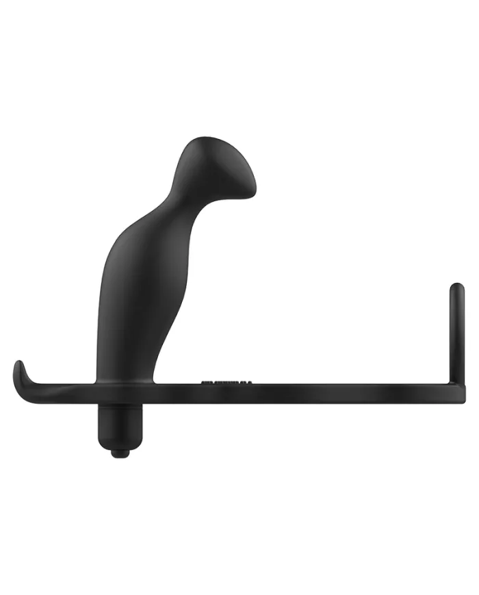 ADDICTED TOYS - PLUG ANAL AVEC ANNEAU EN SILICONE NOIR 12 CM