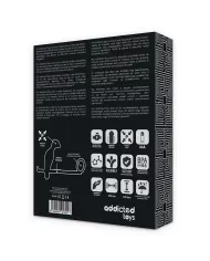 ADDICTED TOYS - PLUG ANAL AVEC ANNEAU EN SILICONE NOIR 12 CM