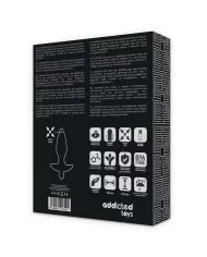 ADDICTED TOYS - MASSAGER PLUG ANAL AVEC VIBRATION NOIR