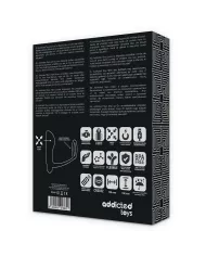 ADDICTED TOYS - ANNEAU PÉNIS AVEC TÉLÉCOMMANDE PLUG ANAL NOIR RECHARGEABLE