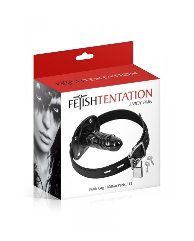 Bâillon avec gode interne - Fetish Tentation