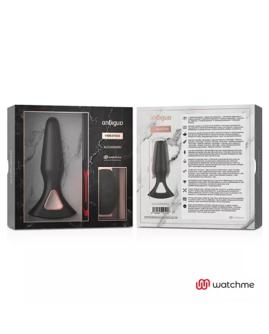 ANBIGUO - WATCHME VIBRATEUR TÉLÉCOMMANDE PLUG ANAL ALEXANDRU