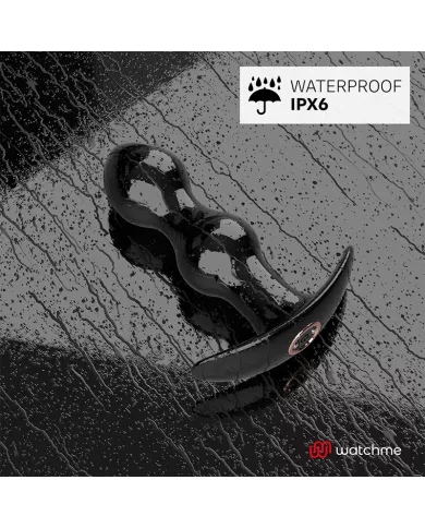 ANBIGUO - WATCHME TÉLÉCOMMANDE PLUG VIBRATEUR ANAL TIBERIO