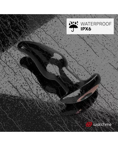 ANBIGUO - VIBRATEUR ANAL PLUG TÉLÉCOMMANDE WATCHME AVEC ROTATION DES PERLES AMADEUS