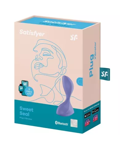 SATISFYER - SWEET SEAL BOUCHON VIBRANT APP VIOLET
