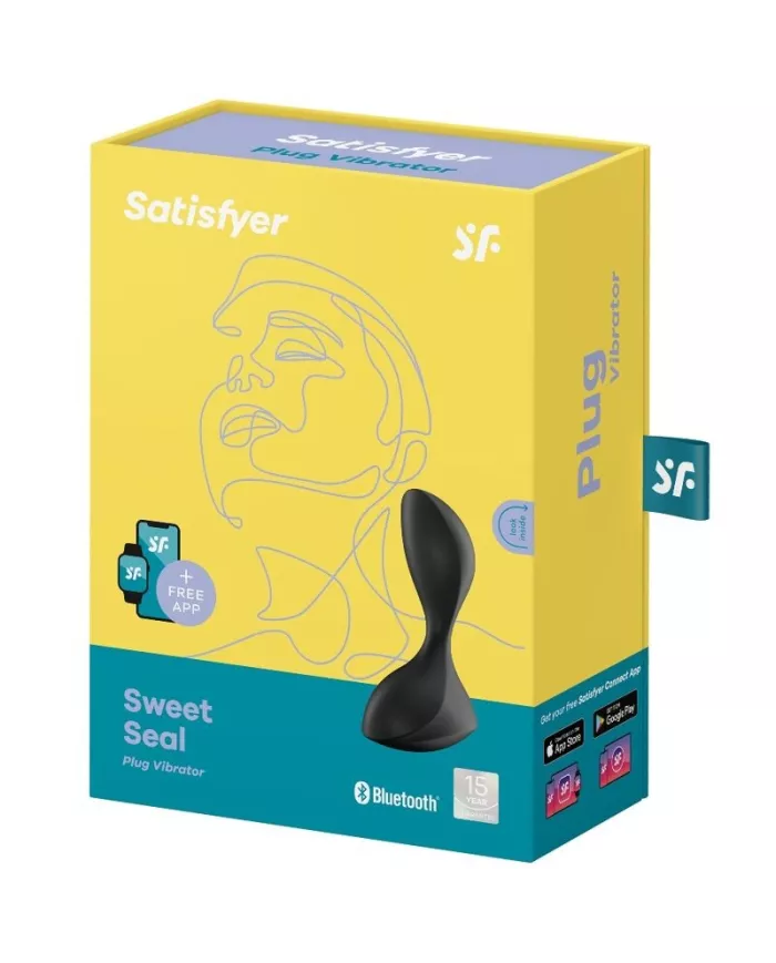 SATISFYER - APPLICATION DE PLUG VIBRANT SWEET SEAL NOIR SATISFYER - APPLICATION DE PLUG VIBRANT SWEET SEAL NOIR