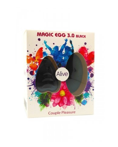 Oeuf vibrant télécommandé Magic egg 3 - noir