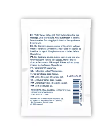 WATERFEEL - GEL DE GLISSEMENT NEUTRE  BASE DEAU 6 ML WATERFEEL - GEL DE GLISSEMENT NEUTRE  BASE DEAU 6 ML