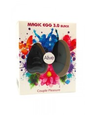 Oeuf vibrant télécommandé Magic egg 3 - noir