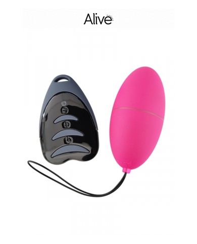 Oeuf vibrant télécommandé Magic egg 3 - rose