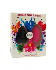 Oeuf vibrant télécommandé Magic egg 3 - rose
