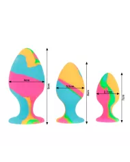 INTENSE - ENSEMBLE DE BOUCHONS EN SILICONE MULTICOLORE INTENSE - ENSEMBLE DE BOUCHONS EN SILICONE MULTICOLORE