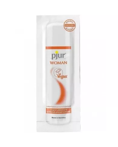 PJUR - WOMAN LUBRIFIANT VEGAN  BASE EAU 2 ML PJUR - WOMAN LUBRIFIANT VEGAN  BASE EAU 2 ML