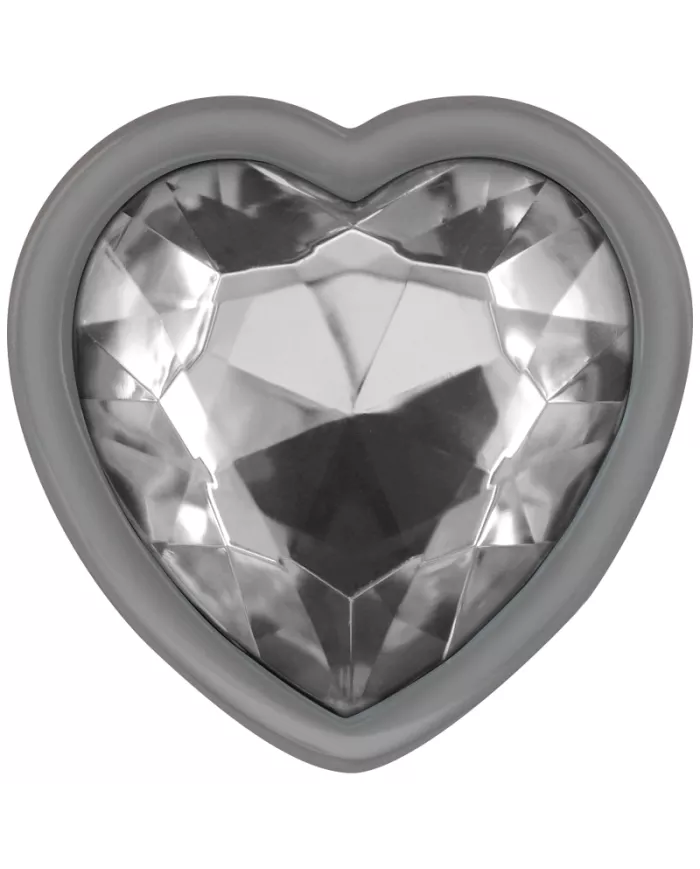 INTENSE - PLUG ANAL MÉTAL ALUMINIUM COEUR BLANC TAILLE L