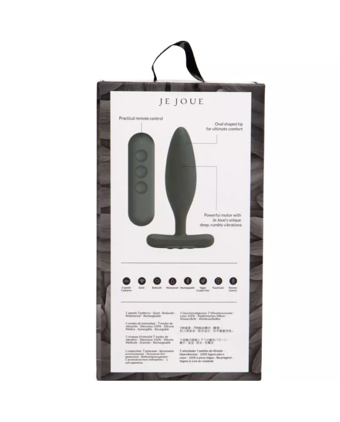 JE JOUE - VIBRATEUR VESTA PLUG ANAL NOIR JE JOUE - VIBRATEUR VESTA PLUG ANAL NOIR