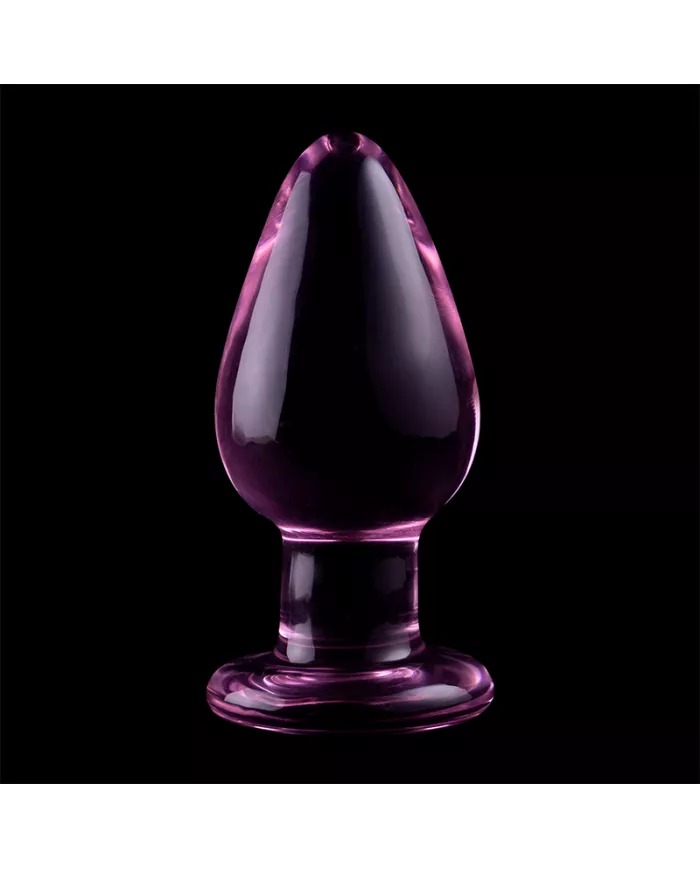 NEBULA SERIES BY IBIZA - PLUG ANAL MODÈLE 3 VERRE BOROSILICATE ROSE 11 CM -O- 5 CM