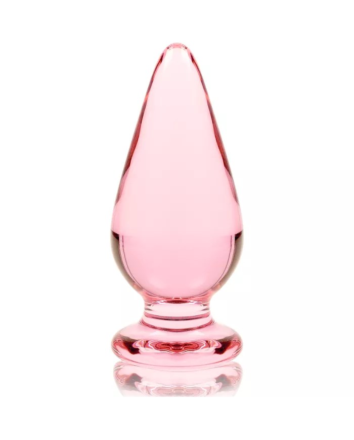 NEBULA SERIES BY IBIZA - PLUG ANAL MODÈLE 4 VERRE BOROSILICATE ROSE 11 CM -O- 5 CM