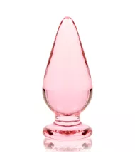 NEBULA SERIES BY IBIZA - PLUG ANAL MODÈLE 4 VERRE BOROSILICATE ROSE 11 CM -O- 5 CM