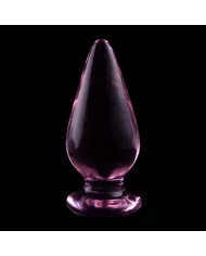 NEBULA SERIES BY IBIZA - PLUG ANAL MODÈLE 4 VERRE BOROSILICATE ROSE 11 CM -O- 5 CM
