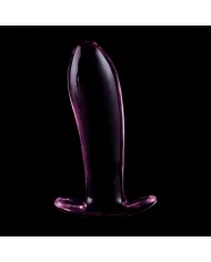 NEBULA SERIES BY IBIZA - PLUG ANAL MODÈLE 5 VERRE BOROSILICATE ROSE 12.5 CM -O- 3.5 CM