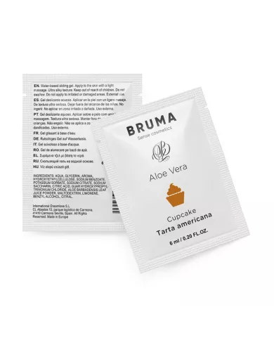 BRUMA - GEL GLISSANT À L''ALOE VERA SAVEUR CUPCAKE 6 ML
