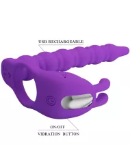 PRETTY LOVE - BLACKNEY ANNEAUX PÉNIS AVEC PLUG VIBRATEUR PRETTY LOVE - BLACKNEY ANNEAUX PÉNIS AVEC PLUG VIBRATEUR