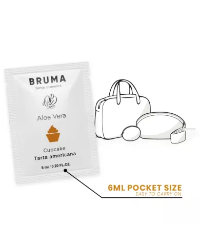 BRUMA - GEL GLISSANT À L''ALOE VERA SAVEUR CUPCAKE 6 ML