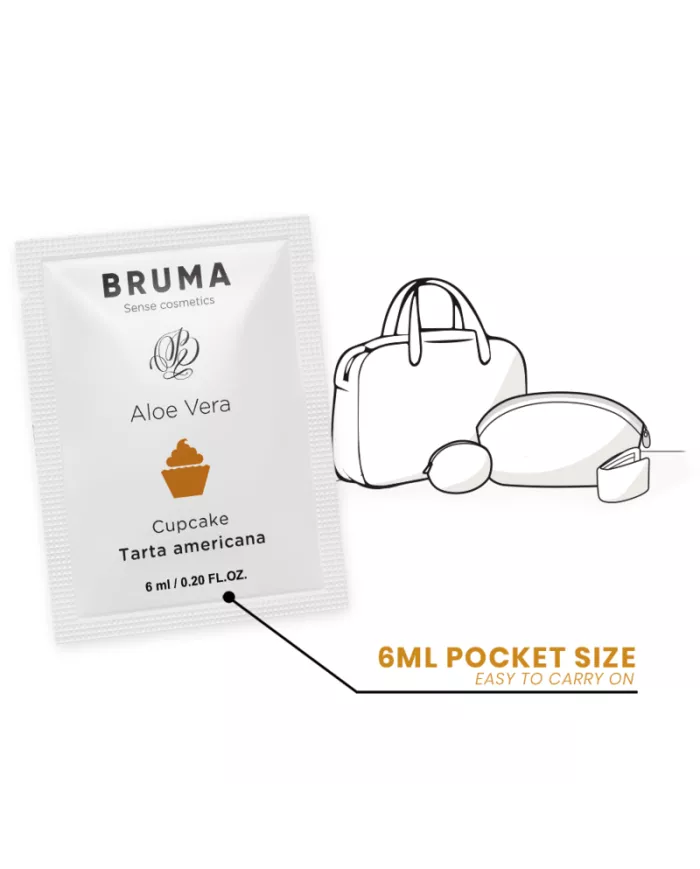 BRUMA - GEL GLISSANT À L''ALOE VERA SAVEUR CUPCAKE 6 ML