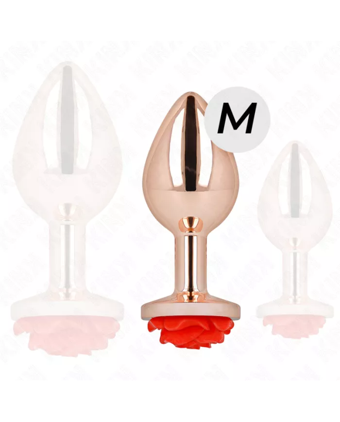 KINK - PLUG ANAL OR ROSE AVEC ROSE ROUGE M