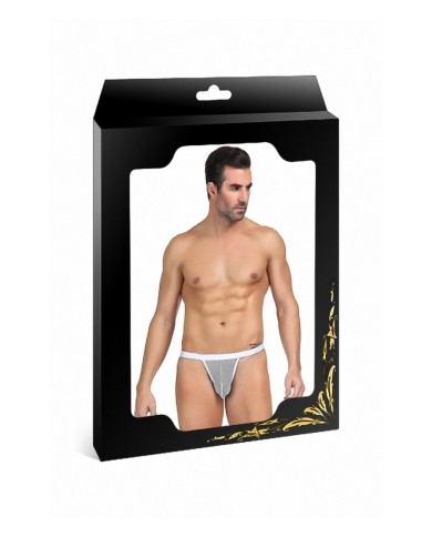 String homme blanc résille