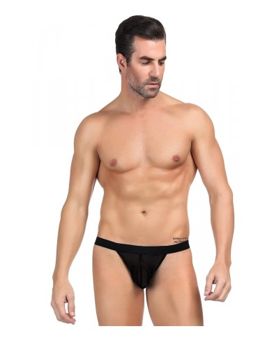String homme noir résille