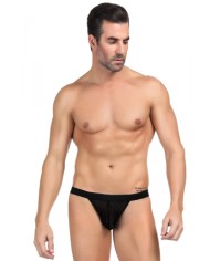 String homme noir résille