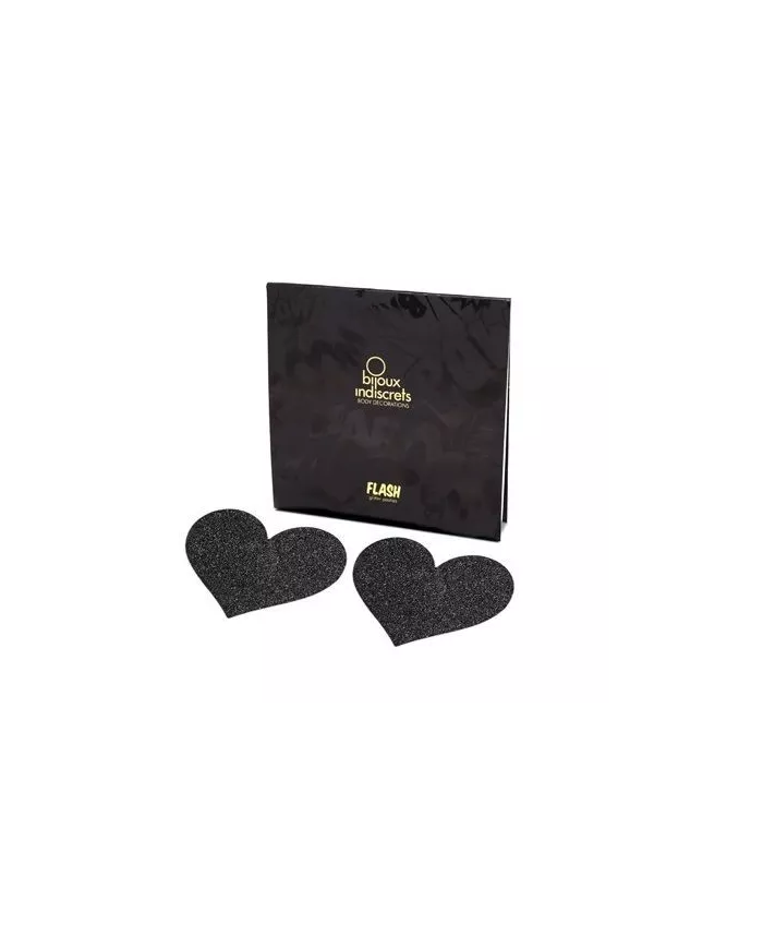 BIJOUX - INDISCRETS FLASH COEUR NOIR COUPES DE TAMELON BIJOUX - INDISCRETS FLASH COEUR NOIR COUPES DE TAMELON