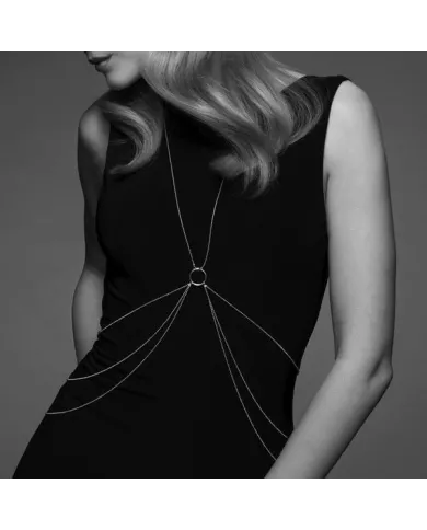 BIJOUX - MAGNIFIQUE CHAÎNES MÉTALLIQUES POUR LE CORPS 8 ARGENT