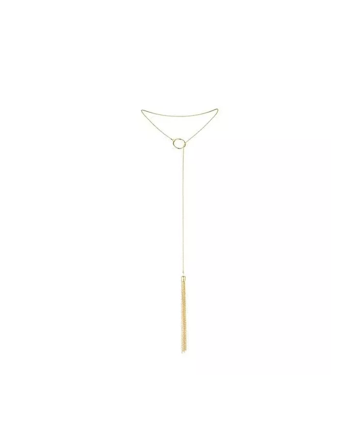 BIJOUX - MAGNIFIQUE COLLIER EN MÉTAL FRANGES DORÉES BIJOUX - MAGNIFIQUE COLLIER EN MÉTAL FRANGES DORÉES