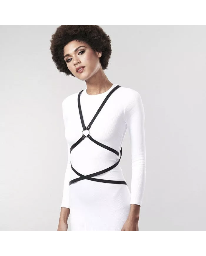 BIJOUX INDISCRETS MAZE - HARNAIS MULTI-VOIES NOIR BIJOUX INDISCRETS MAZE - HARNAIS MULTI-VOIES NOIR