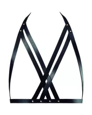 BIJOUX INDISCRETS MAZE - SOUTIEN-GORGE LICOL HARNAIS NOIR