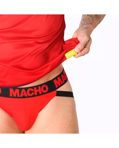 MACHO - T-SHIRT ROUGE L/XL MACHO - T-SHIRT ROUGE L/XL