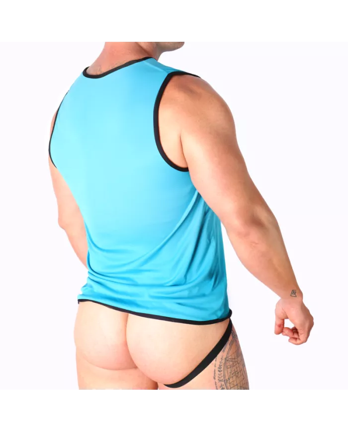 MACHO - T-SHIRT BLEU S/M MACHO - T-SHIRT BLEU S/M