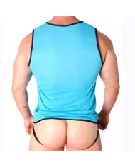 MACHO - T-SHIRT BLEU S/M MACHO - T-SHIRT BLEU S/M