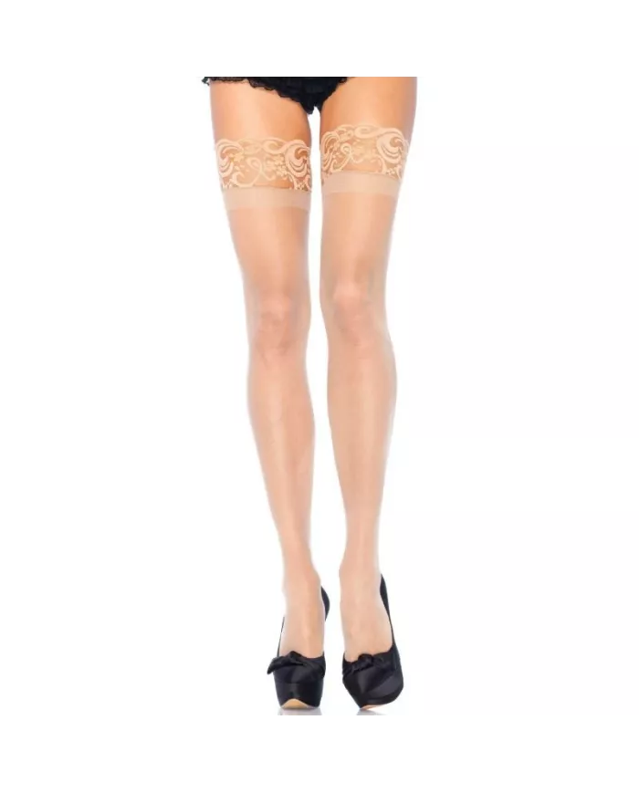 LEG AVENUE - TAILLE PLUS SHEER STAY UPS BEIGE TAILLE PLUS LEG AVENUE - TAILLE PLUS SHEER STAY UPS BEIGE TAILLE PLUS