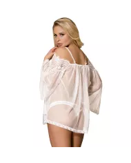 SUBBLIME - BABYDOLL BLANC MANCHES ÉVASÉES S / M SUBBLIME - BABYDOLL BLANC MANCHES ÉVASÉES S / M