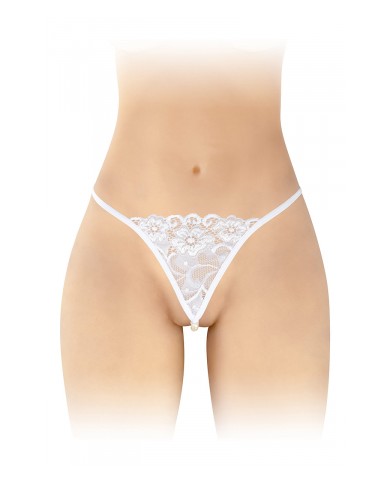 String avec perles Venusina - blanc