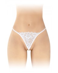 String avec perles Venusina - blanc