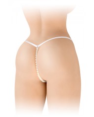 String avec perles Venusina - blanc